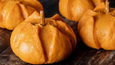 Pumpkin Bao Buns