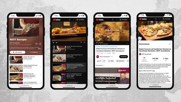 NEFF Influencer und Kochexperten live über Instagram, Facebook und Youtube erleben