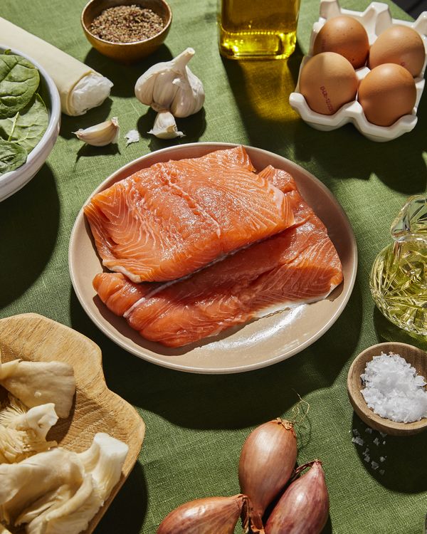 Ingredients for Salmon Wellington