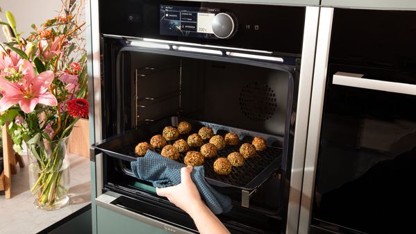 Falafel balls on a Air Fry & Grill Tray