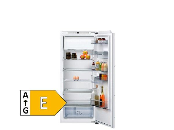 Einbaukühlschrank mit Gefrierteil und Energieeffizienzklasse E