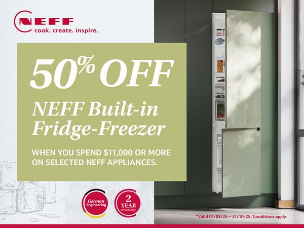 50% Off Built-in Fridge Freezer