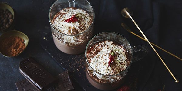 Kruidige chocolademelk