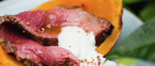 Recipe: Beef Tenderloin in a Roasted Squash
