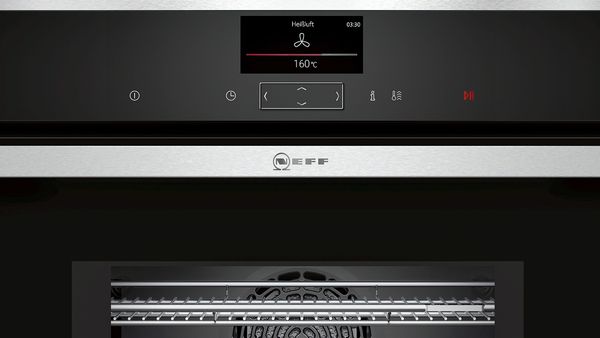Grill, Heißluft, Auftaufunktion und mehr können über das TFT-Display Ihrer Einbau Mikrowelle leicht eingestellt werden