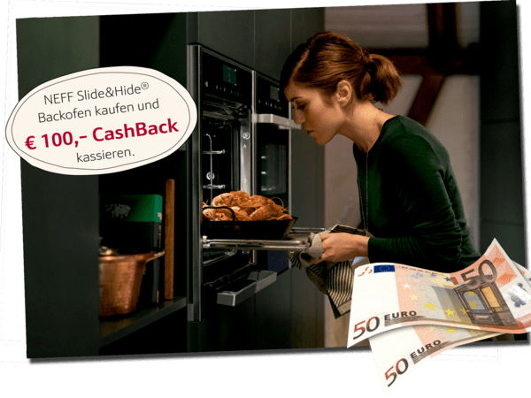 NEFF CashBack Aktion für Slide&Hide-Backöfen