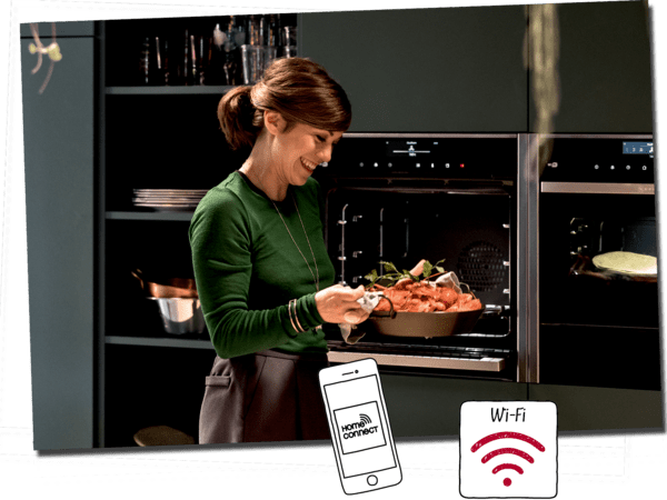 Home Connect - sagen Sie Ihrem Backofen, was Sie wollen.
