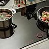 Our induction hobs come with a width of up to 90 cm