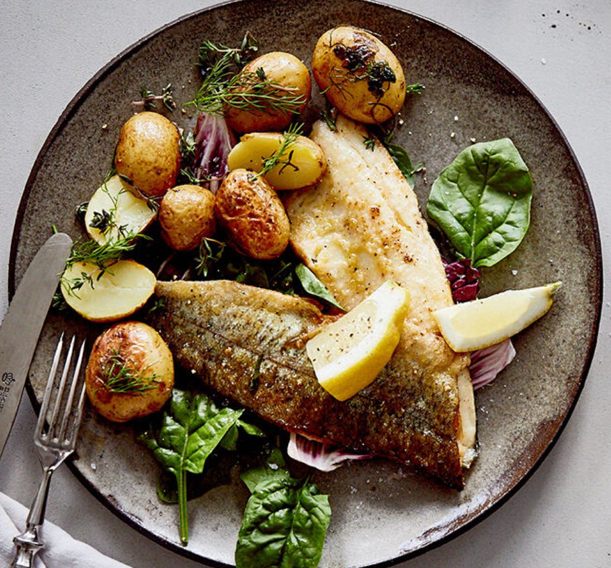 Trout with Young Potatoes and Spring Salad | NEFF New Zealand