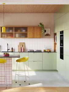 Neff pastel kitchen inspiration