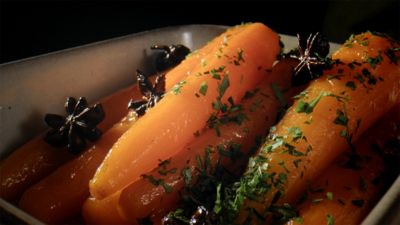 Star Anise Glazed Carrots
