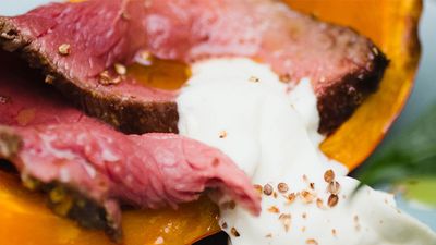 Beef Tenderloin with Roasted Squash