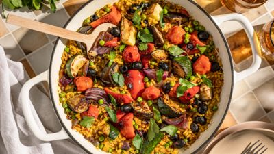 Vegetarian paella