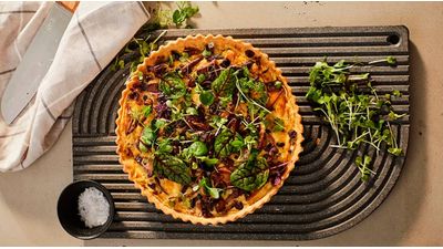 Mushroom Tart with Fresh Herbs