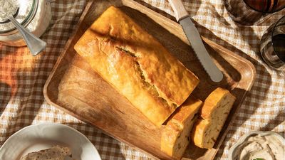 Beer Bread with Bacon Butter