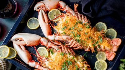 Stuffed Lobster Mac and Cheese