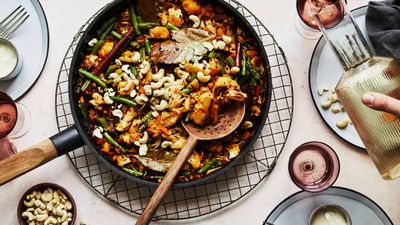 Diwali Cashewnut Veg Pulao