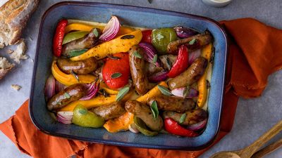 Roasted Sausage and Butternut Supper 