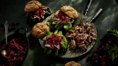 Pulled Turkey Burger