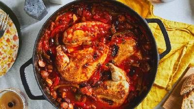 Ricetta: pollo alla cacciatora al forno