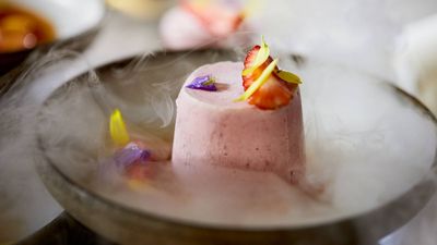 Strawberry Parfaits with Rhubarb Compote