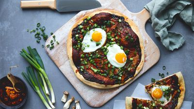 Rezept: Koreanische Bulgogi Pizza