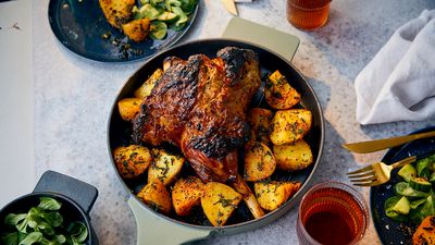 Indian Spiced Lamb with Herby Potatoes