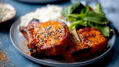 Oven Baked Korean Pork Chops