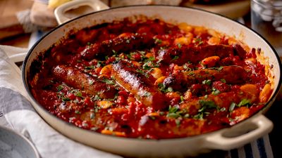 Sausage, Tomato & Butterbean Hotpot
