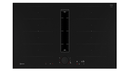 Integrated cooktop ventilation