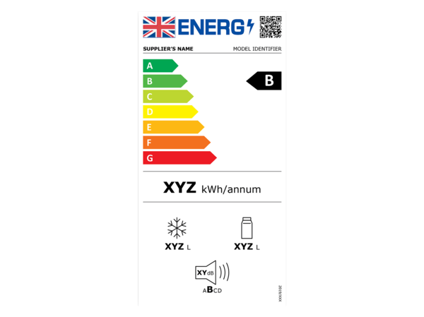 New energy label for fridge and freezer appliances
