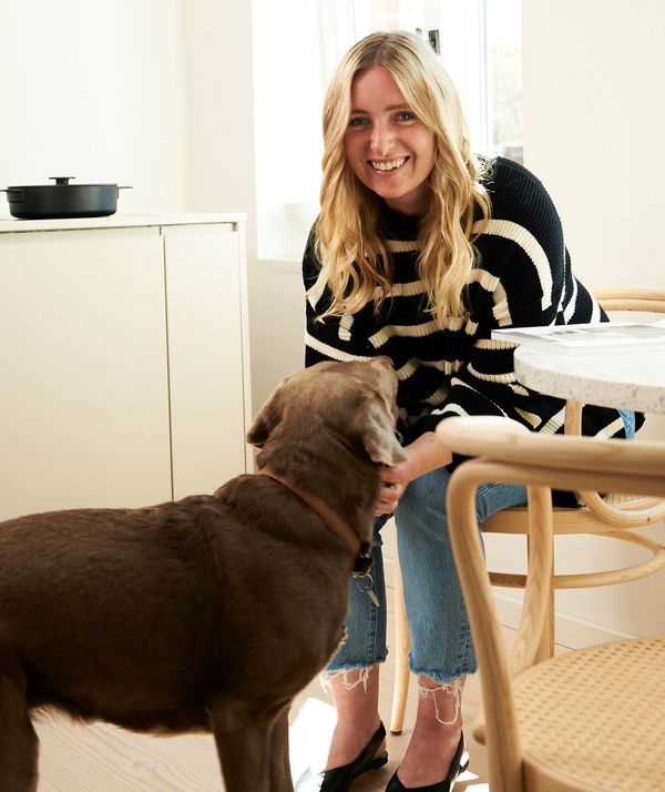 Sarah et son chien