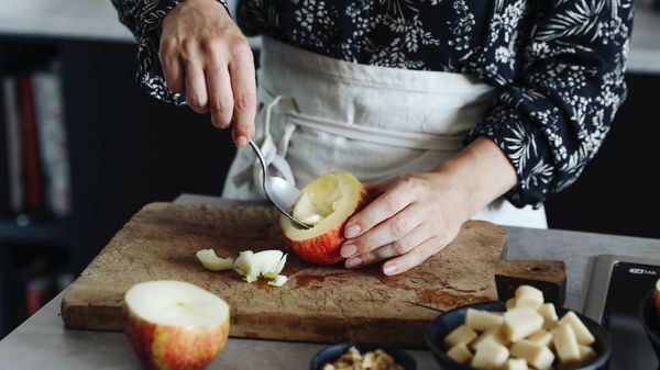 Gebakken appels met calvadosroom stap 3