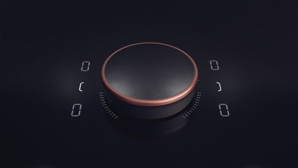 Twist Pad Flex video showing the haptic dial controlling the induction hob 