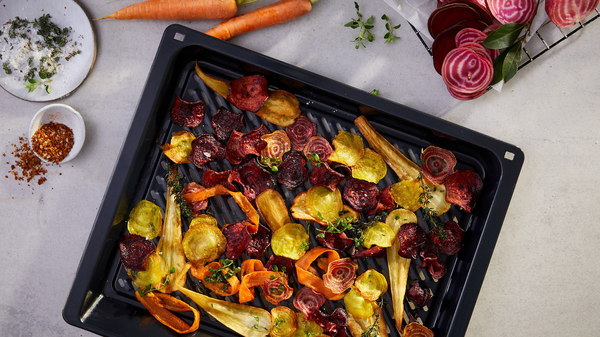 Air Fry Gem&uuml;sechips aus dem NEFF Backofen mit Air Fry-Funktion