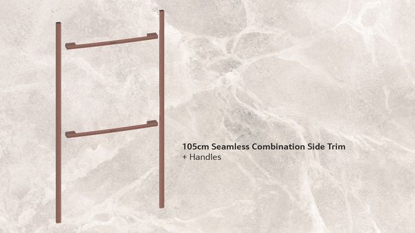 Seamless Combination странични ленти и дръжки, показани без уреди  