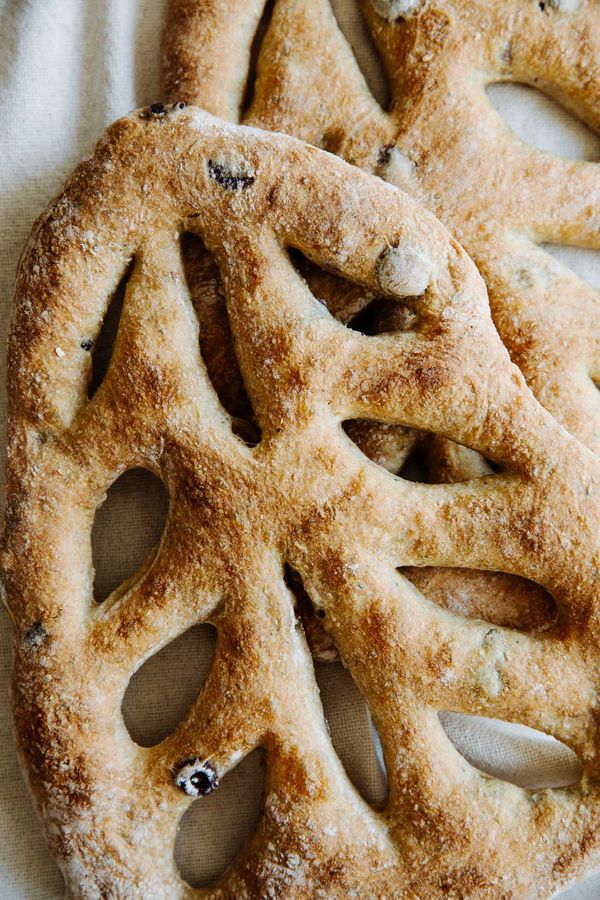 Fougasse baked and ready to be enjoyed. 