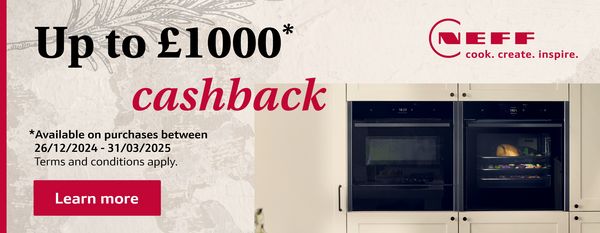 Kitchen cashback promotion details