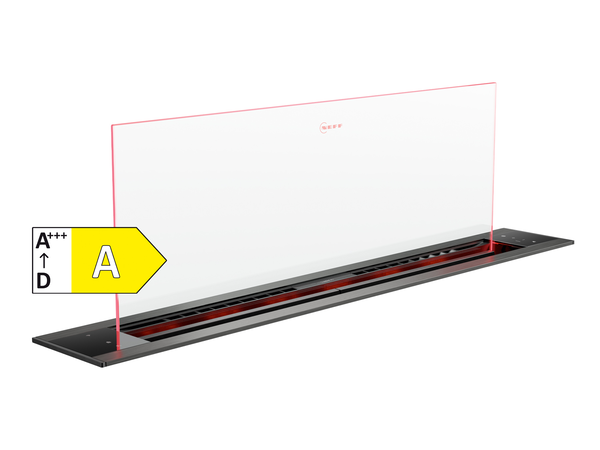 Der ausfahrbare sparsame Dunstabzug aus Glas I98WMM1Y7