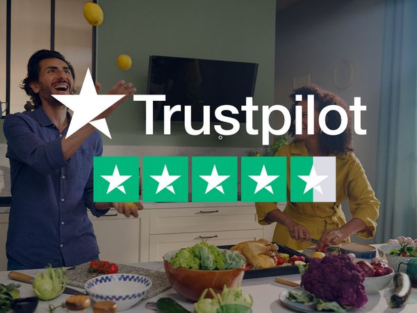 Trustpilot review showcasing customer feedback and ratings for a product or service, emphasizing user satisfaction.