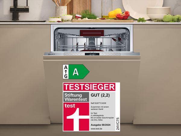 Geschirrspüler S297TCX00E bei Stiftung Warentest GUT (2,2)