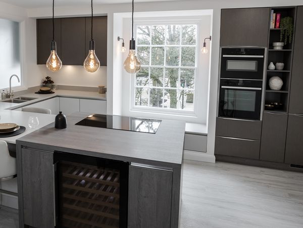 Vertical inspiration minimalist kitchen