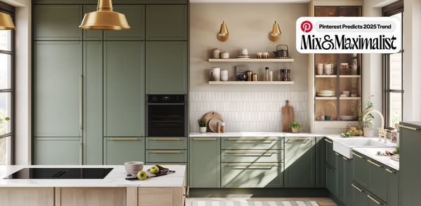 A contemporary kitchen with elegant wooden cabinets and a functional kitchen island, enhancing the overall design and utility.