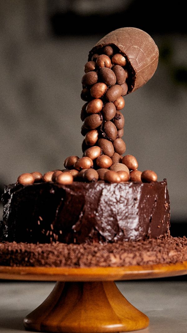 Zwaartekracht chocoladetaart