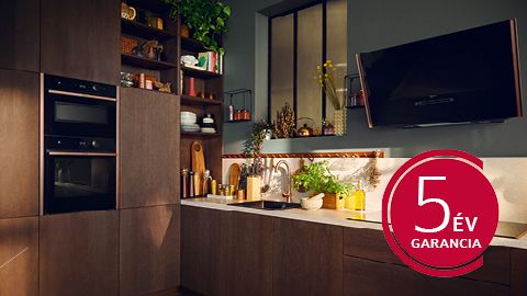 Kreativitás a konyhában, gondtalanul, 5 év garanciával.