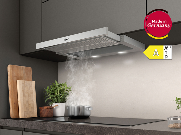 Testsieger: NEFF Dunstabzugshaube D46ED52X1 &ndash; Flachschirmhaube f&uuml;r den Oberschrank