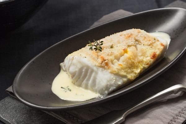 Filetto di pesce gratinato al forno con crosticina dorata