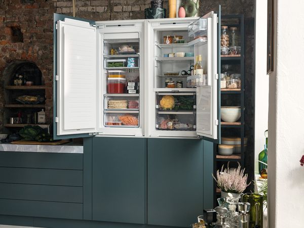 Side-by-Side Kühlschränke und Geräte-Kombinationen für Ihre Küche