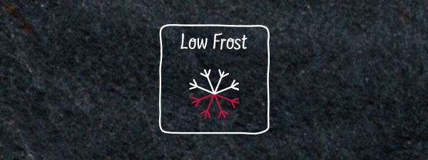 Unsere innovative Gefriertechnologie Low Frost sorgt für weniger Eis- oder Reifbildung im Gefrierteil