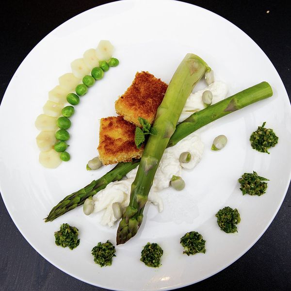 Gestoomde lentegroenten